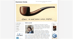 Desktop Screenshot of damianoverda.com