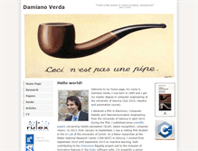 Tablet Screenshot of damianoverda.com